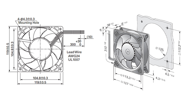 12038軸流風機接線
