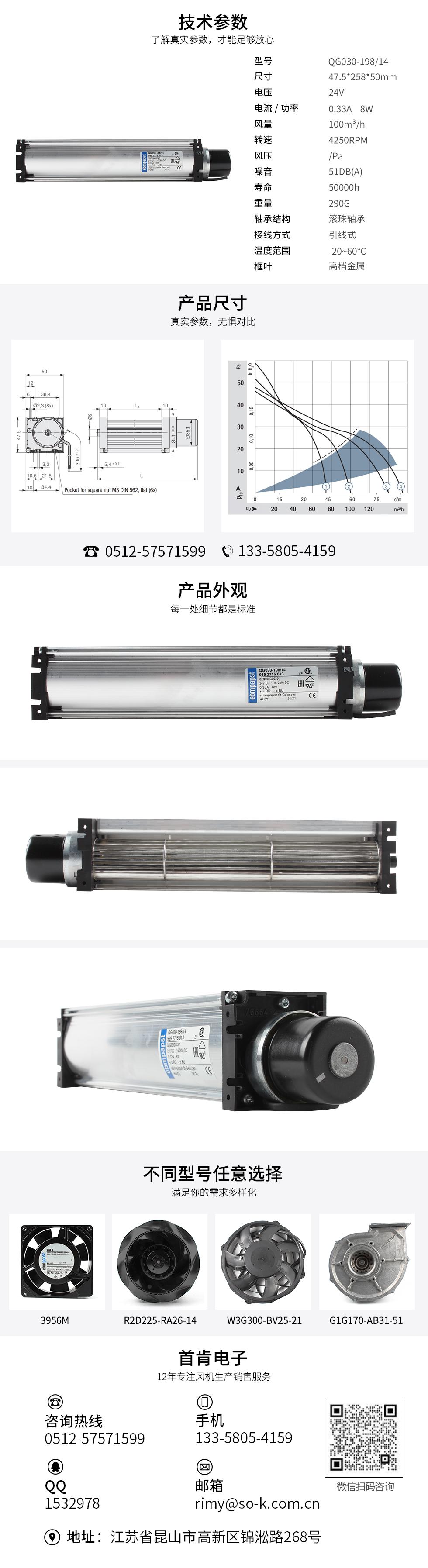 大風量橫流風機